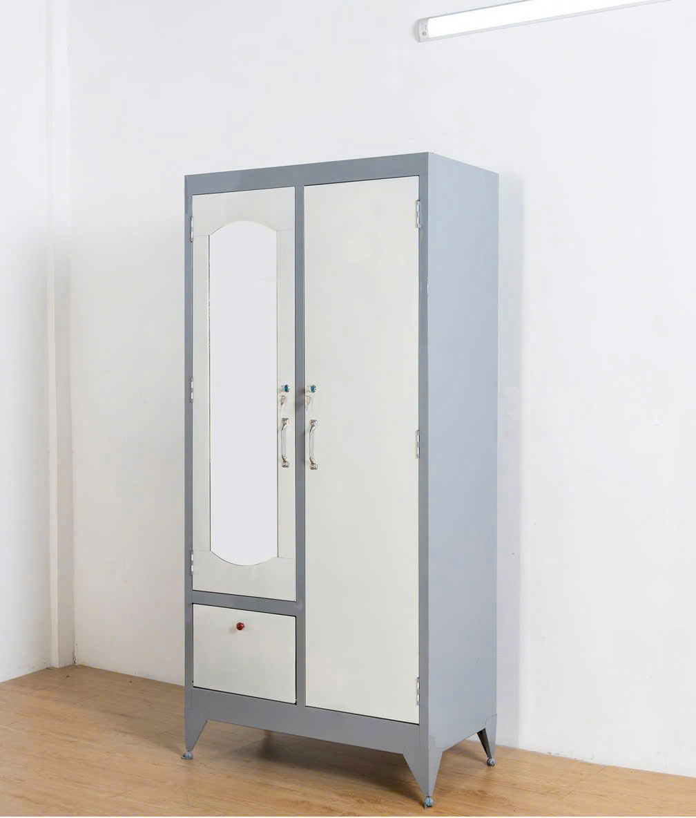 Tủ sắt quần áo rộng 90cm cao 1m8 giá rẻ Đại Thành