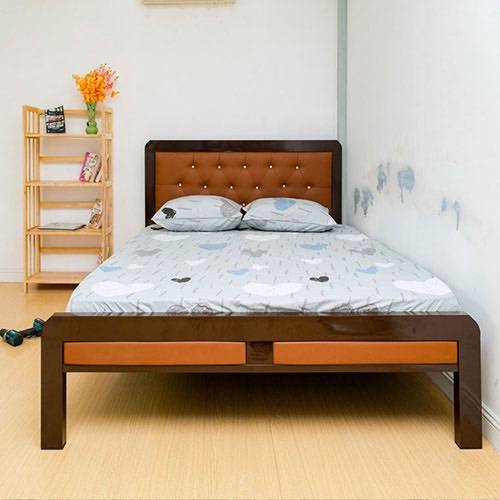 Giường sắt hộp kiểu gỗ ĐẠI THÀNH 3