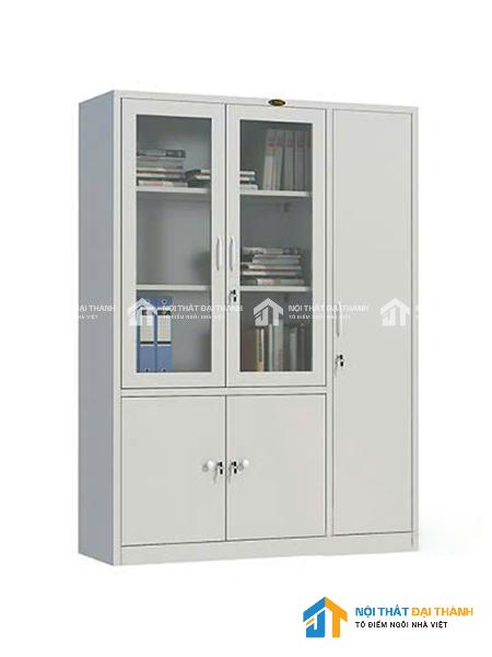 Tủ hô sơ kết hợp ngăn treo quần áo cao cấp 